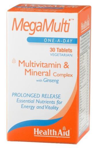 Megamulti With Ginseng 30comp. Health Aid