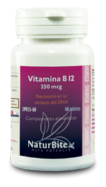 B12 vitamin. 60 Tablets 250 mgc