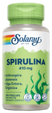 Spirulina 410 mg 100 Vegetable Capsules