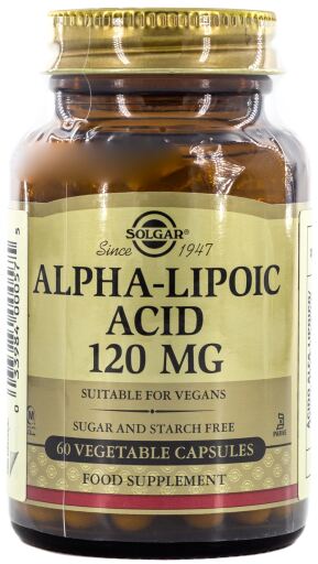 Acido Alfa Lipoico 120 mg 60 cápsulas