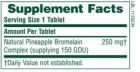 Pineapple Bromelain Enzymes - 60 and 90 Tablets