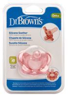 Silicone Pacifier Pink + 0 Months