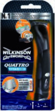 Quattro Titanium Precision Razor + 1 charger