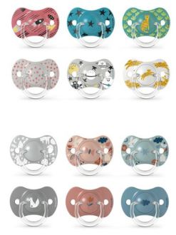 Physiological Silicone Pacifier 6-18 M 2 units