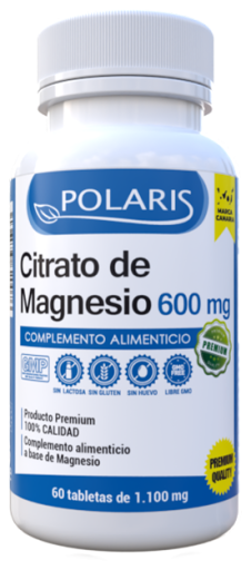 Magnesium Citrate 600 mg 60 Tablets