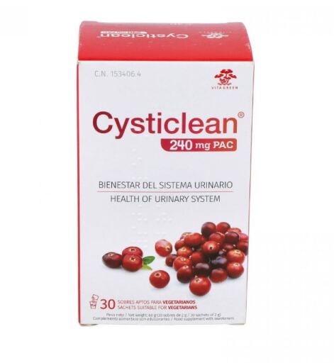 Cysticlean 240 mg 30 Envelopes