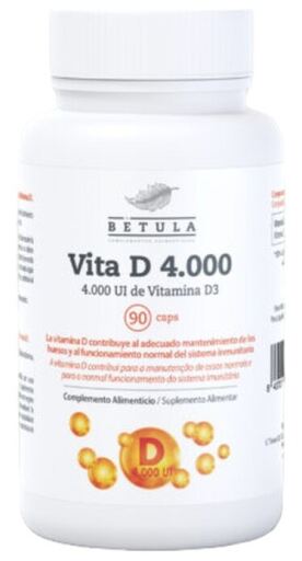 Vitamin D 4000 IU 90 Capsules