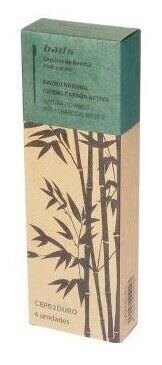 Hard Bamboo Toothbrush Pack of 4 Units